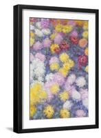 Chrysanthemums, 1897-Claude Monet-Framed Premium Giclee Print