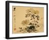 Chrysanthemums, A Leaf from an Album of Various Subjects-Xu Gu-Framed Giclee Print