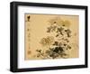 Chrysanthemums, A Leaf from an Album of Various Subjects-Xu Gu-Framed Giclee Print