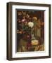 Chrysanthemums and Autumn Foilage; Chrysanthemes Et Feuillage D'Automne, 1922-Felix Edouard Vallotton-Framed Giclee Print
