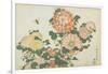 Chrysanthemums and Horsefly, C. 1832-Katsushika Hokusai-Framed Giclee Print