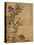 Chrysanthemums and Quail, 1702-Ma Yuanyu-Stretched Canvas