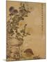 Chrysanthemums and Quail, 1702-Ma Yuanyu-Mounted Giclee Print