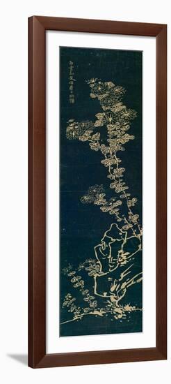 Chrysanthemums and Rock-Yun Shouping-Framed Giclee Print