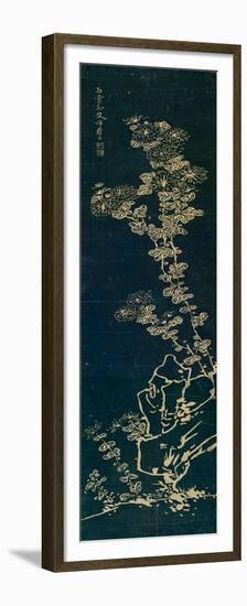 Chrysanthemums and Rock-Yun Shouping-Framed Premium Giclee Print
