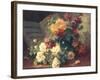 Chrysanthemums and Roses-Eugene Henri Cauchois-Framed Giclee Print