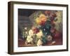 Chrysanthemums and Roses-Eugene Henri Cauchois-Framed Giclee Print