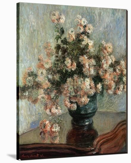 Chrysanthemums, c.1882-Claude Monet-Stretched Canvas