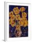 Chrysanthemums; Chrysanthemen, 1919 (Gouache on Paper)-Christian Rohlfs-Framed Giclee Print