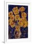 Chrysanthemums; Chrysanthemen, 1919 (Gouache on Paper)-Christian Rohlfs-Framed Giclee Print