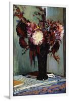 Chrysanthemums in a Vase-Jacques-emile Blanche-Framed Giclee Print