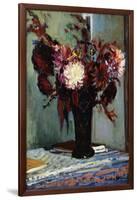 Chrysanthemums in a Vase-Jacques-emile Blanche-Framed Giclee Print