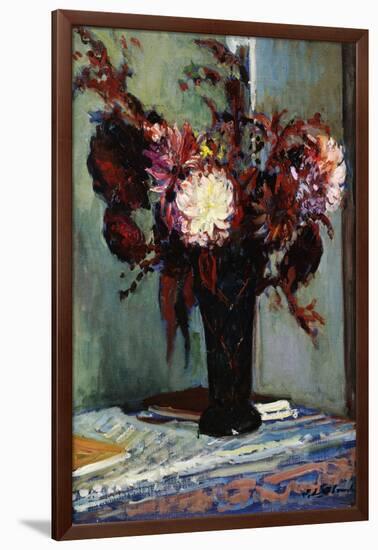 Chrysanthemums in a Vase-Jacques-emile Blanche-Framed Giclee Print