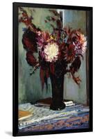 Chrysanthemums in a Vase-Jacques-emile Blanche-Framed Giclee Print