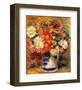 Chrysanthemums in Vase-Pierre-Auguste Renoir-Framed Giclee Print