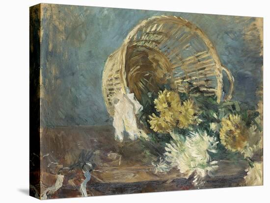 Chrysanthemums or the Overturned Basket, 1885-Berthe Morisot-Stretched Canvas