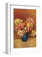 Chrysanthemums-Pierre-Auguste Renoir-Framed Premium Giclee Print