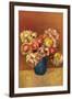 Chrysanthemums-Pierre-Auguste Renoir-Framed Premium Giclee Print