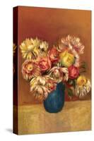 Chrysanthemums-Pierre-Auguste Renoir-Stretched Canvas