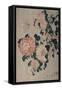 Chrysanthemums-Katsushika Hokusai-Framed Stretched Canvas