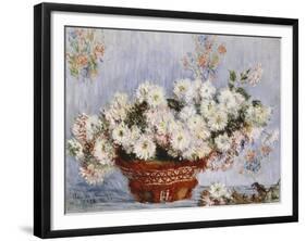 Chrysanthemums-Claude Monet-Framed Giclee Print