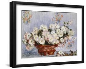 Chrysanthemums-Claude Monet-Framed Giclee Print