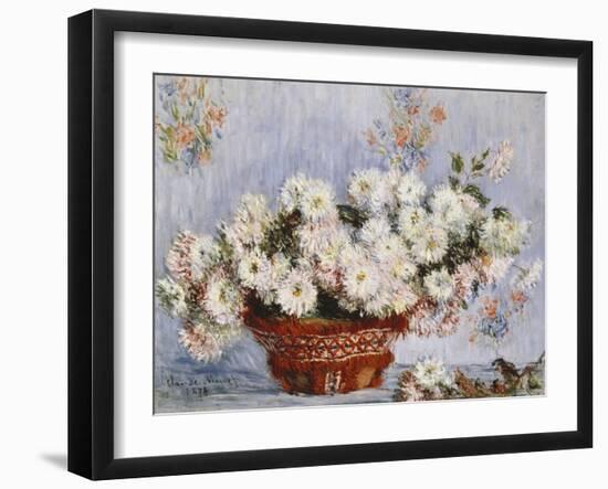 Chrysanthemums-Claude Monet-Framed Giclee Print