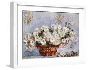 Chrysanthemums-Claude Monet-Framed Giclee Print