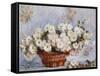 Chrysanthemums-Claude Monet-Framed Stretched Canvas