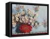 Chrysanthemums-Claude Monet-Framed Stretched Canvas