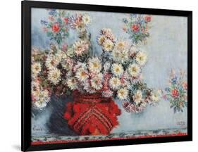 Chrysanthemums-Claude Monet-Framed Art Print