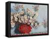 Chrysanthemums-Claude Monet-Framed Stretched Canvas