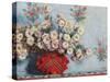 Chrysanthemums-Claude Monet-Stretched Canvas