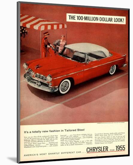 Chrysler- 100 Mio. Dollar Look-null-Mounted Art Print