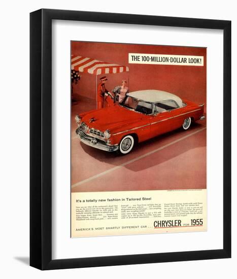 Chrysler- 100 Mio. Dollar Look-null-Framed Art Print