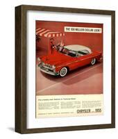 Chrysler- 100 Mio. Dollar Look-null-Framed Art Print