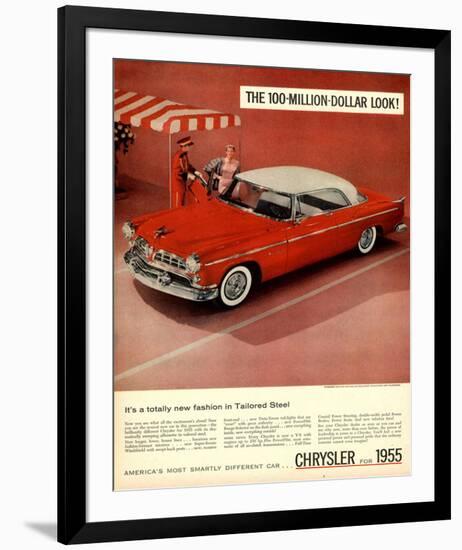 Chrysler- 100 Mio. Dollar Look-null-Framed Art Print