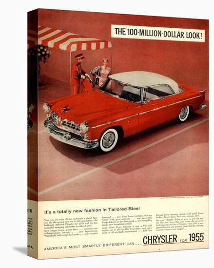 Chrysler- 100 Mio. Dollar Look-null-Stretched Canvas