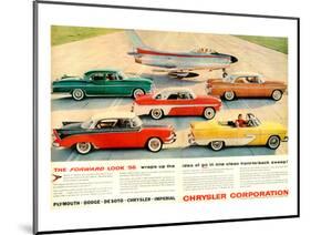 Chrysler 1956 Forward Look-null-Mounted Art Print