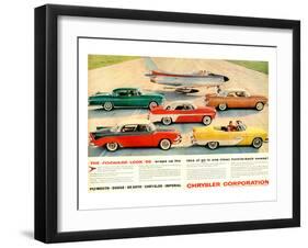 Chrysler 1956 Forward Look-null-Framed Art Print