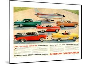 Chrysler 1956 Forward Look-null-Mounted Art Print