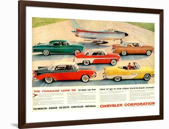 Chrysler 1956 Forward Look-null-Framed Art Print