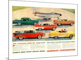 Chrysler 1956 Forward Look-null-Mounted Art Print