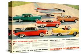 Chrysler 1956 Forward Look-null-Stretched Canvas