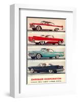 Chrysler 1957 Models-null-Framed Art Print