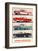 Chrysler 1957 Models-null-Framed Art Print