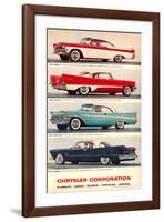 Chrysler 1957 Models-null-Framed Art Print