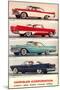 Chrysler 1957 Models-null-Mounted Art Print