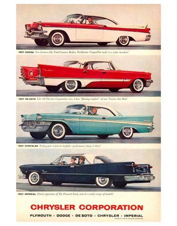 #39 Chrysler 1957 Models #39 Poster AllPosters com