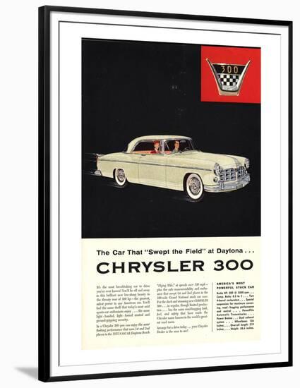 Chrysler 300 Most Powerful-null-Framed Premium Giclee Print